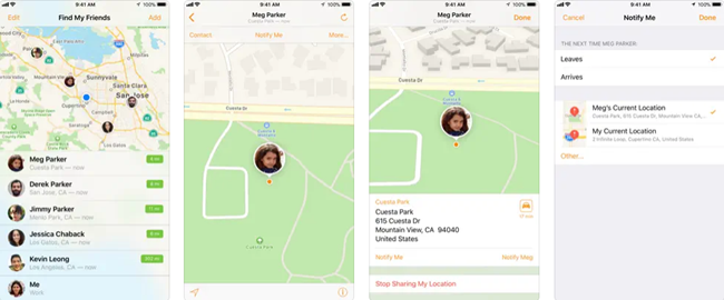 Location Sharing for IOS