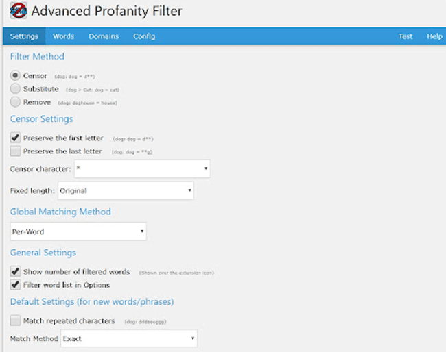 Advanced Profanity Filter