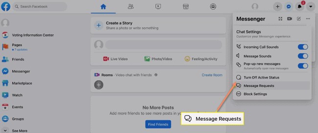 Select Message Request