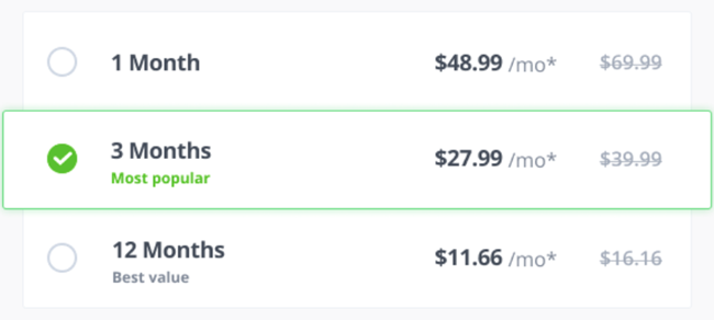 Pricing for mSpy