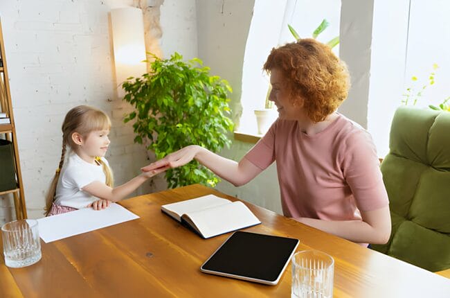 Woman Relating Consent to Her Daughter