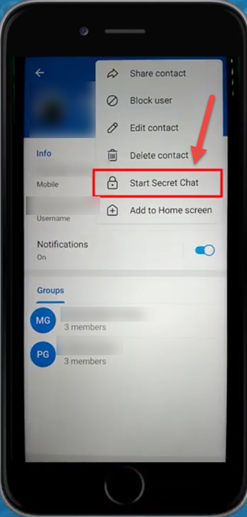 Telegram's privacy features, including encryption, self-destructing messages, and secret chats