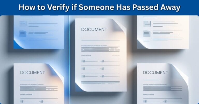 How to Find out if Someone Is Deceased